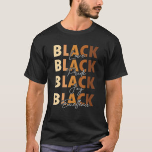 Camiseta História Negra Mês do Orgulho Negro Melanin Ama