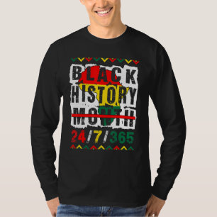 Camiseta História Negra Mês É a História Negra Para Mim