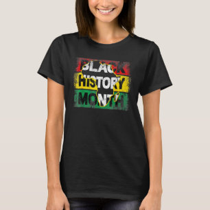 Camiseta História Negra Mês Engraçado Vintage África Mapa