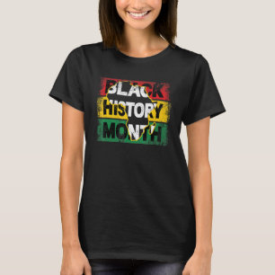 Camiseta História Negra Mês Engraçado Vintage África Mapa