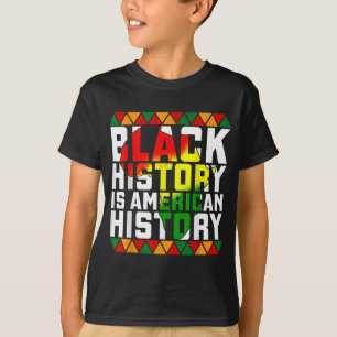 Camiseta História Negra Mês História Negra É Hist Americano