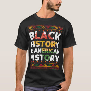 Camiseta História Negra Mês História Negra História America