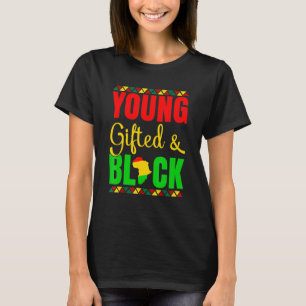 Camiseta História Negra Mês Jovens Presos E Negros