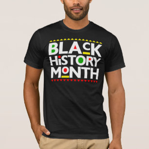 Camiseta História Negra Mês Melanin King Rainha Bruh Sista