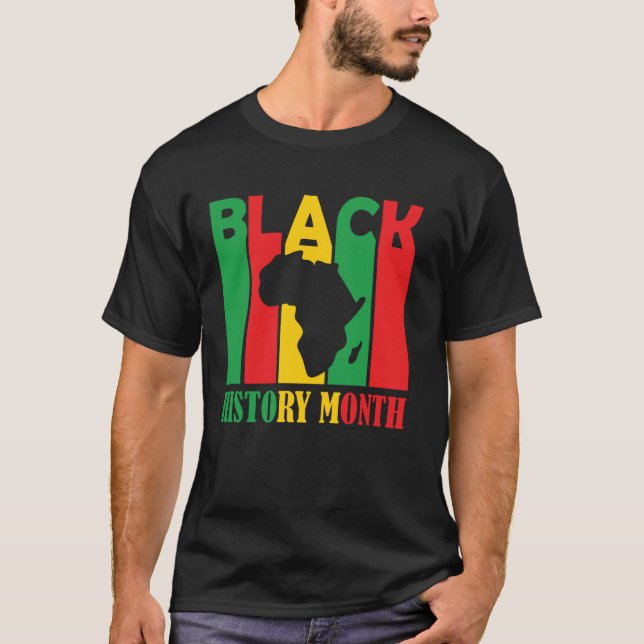 Camiseta História negra mês melanina irmãos irmãs bruh (Frente)