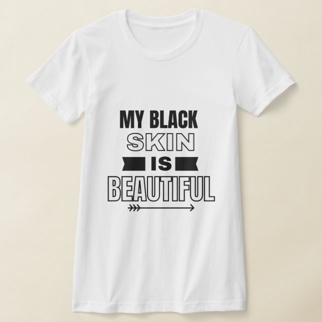 Camiseta História Negra Mês Minha T-shirt Negra (Postura )