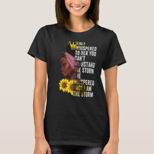 Camiseta História Negra Mês Mulher Africana Afro I Am The S