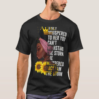 Camiseta História Negra Mês Mulher Africana Afro I Am The S