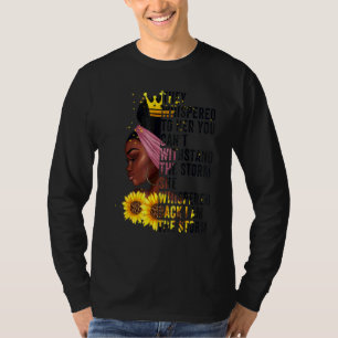 Camiseta História Negra Mês Mulher Africana Afro I Am The S
