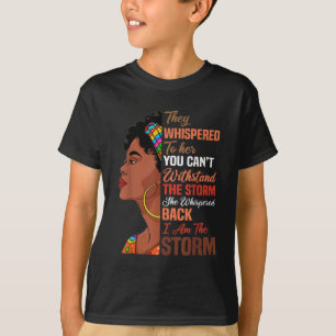 Camiseta História Negra Mês Mulher Americana Africana Eu So