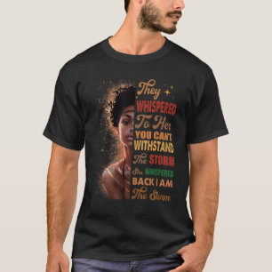 Camiseta História Negra Mês Mulheres Africanas Eu Sou A Rua