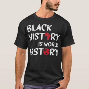 Camiseta História Negra Mês Mundo Dizendo Afro-Legal