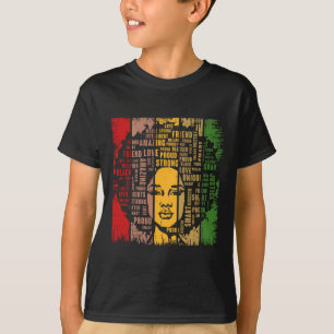 Camiseta História Negra Mês Orgulho Patrimônio Cultural Afr