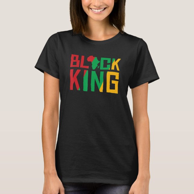 Camiseta História Negra Mês Para Homens Orgulho Africano Bl (Frente)