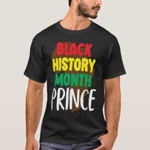 Camiseta História Negra Mês Príncipe Juventude Americana Af