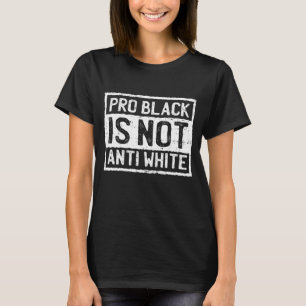 Camiseta História Negra Mês Pro Não é Protesto Anti-Branco