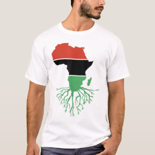 Camiseta História Negra Mês Raízes Africanas empoderam Mela