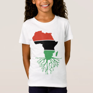 Camiseta História Negra Mês Raízes Africanas empoderam Mela