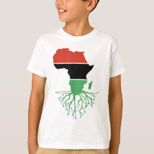 Camiseta História Negra Mês Raízes Africanas empoderam Mela