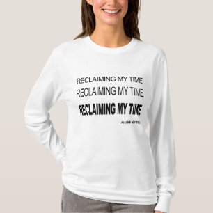 Camiseta História Negra Mês Recuperando Meu Tempo Maxine Wa