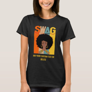 Camiseta História Negra Mês Trocar Direito Civil
