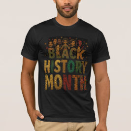 Camiseta História Negra Mês 'Unidade em Cor
