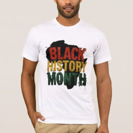 Camiseta História Negra Mês 'Unidade em Cor