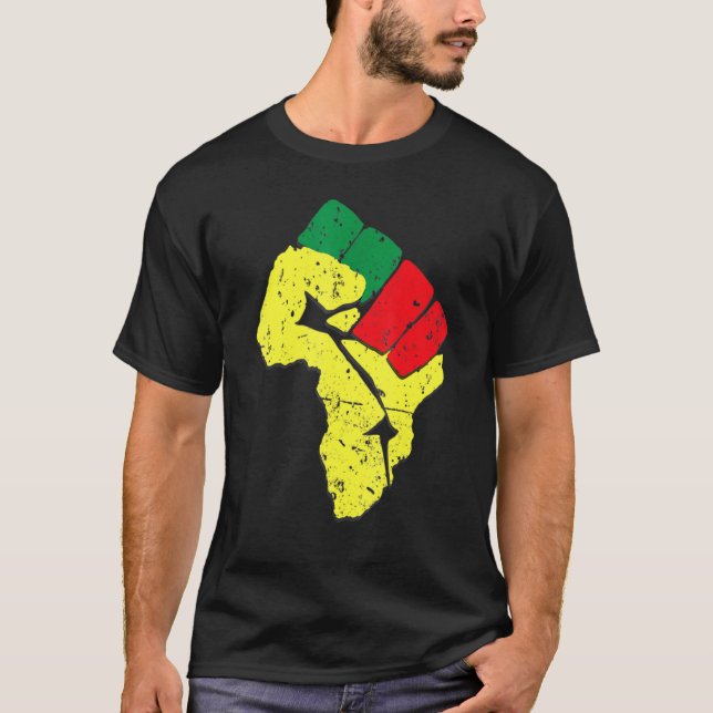 Camiseta História Negra Mulheres Africanas no Pico Negro (Frente)