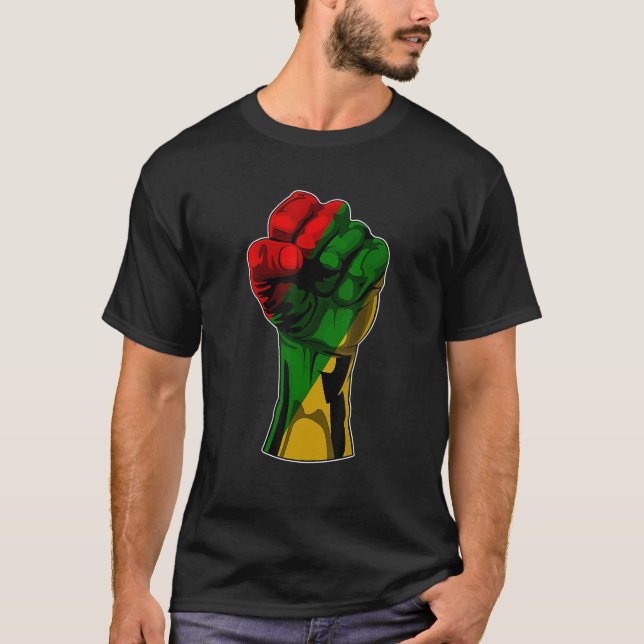 Camiseta História Negra Mulheres Africanas no Pico Negro (Frente)