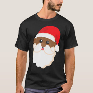 Camiseta História Negra Papai noel Orgulho Legal Engraçado 