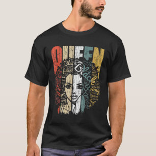 Camiseta História Negra para as Mulheres - Forte e Educado
