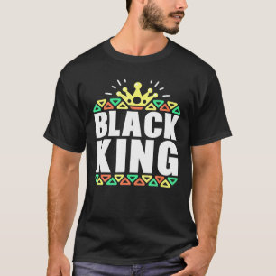 Camiseta História Negra Para Homens Crianças Rei Africano