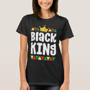 Camiseta História Negra Para Meninos Crianças Rei Africano