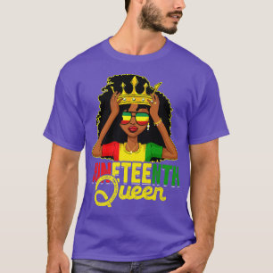 Camiseta História Negra para Mulheres Forte Educado Que