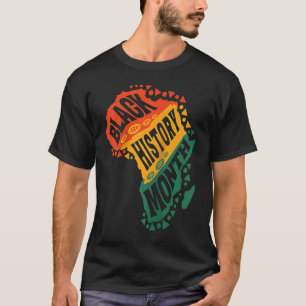 Camiseta História Negra Para O Black Hist Africano American