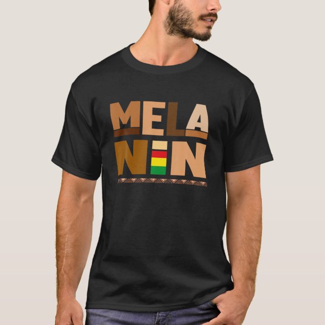 Camiseta História Negra Presente Mês Presente Mulheres Home (Frente)