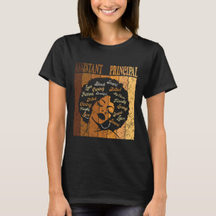 Camiseta História Negra Principal das Mulheres Afro African