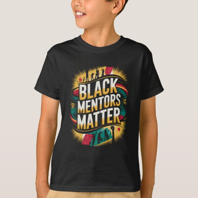 Camiseta História Negra Problema dos Mentores Africanos (Frente)