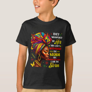 Camiseta História Negra Que Eles Sussurraram Para Ela Rainh