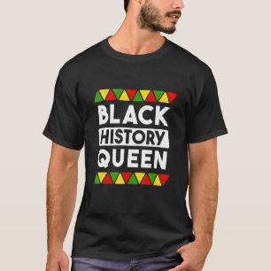 Camiseta História negra Rainha Justiça social Africano P Pr