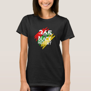 Camiseta História Negra Roupa Engraçado 365 Dias De Históri