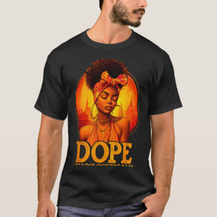 Camiseta História Negra sem Desculpas Afro Melanina Menina