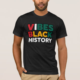 Camiseta História Negra Vibes Inspiracionais