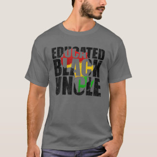 Camiseta História Orgulhosa Tribal do Tio Negro Educado
