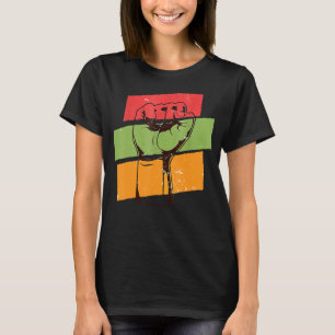 Camiseta História Preta da Primeira Mão Mês Orgulho African