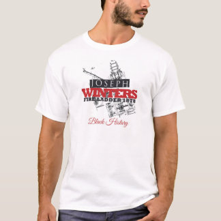 Camiseta História preta dos invernos