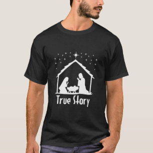 Camiseta História Verdadeira De Jesus Nascimento Natividade
