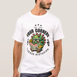 Camiseta Historiador da doença dos quatro cantos