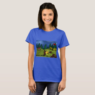 Camiseta Histórias ao redor da fogueira no Boot Camp: Uma R