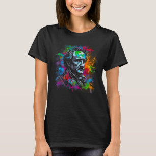Camiseta Histórias assustadoras Pop Art Edgar Allan Poe